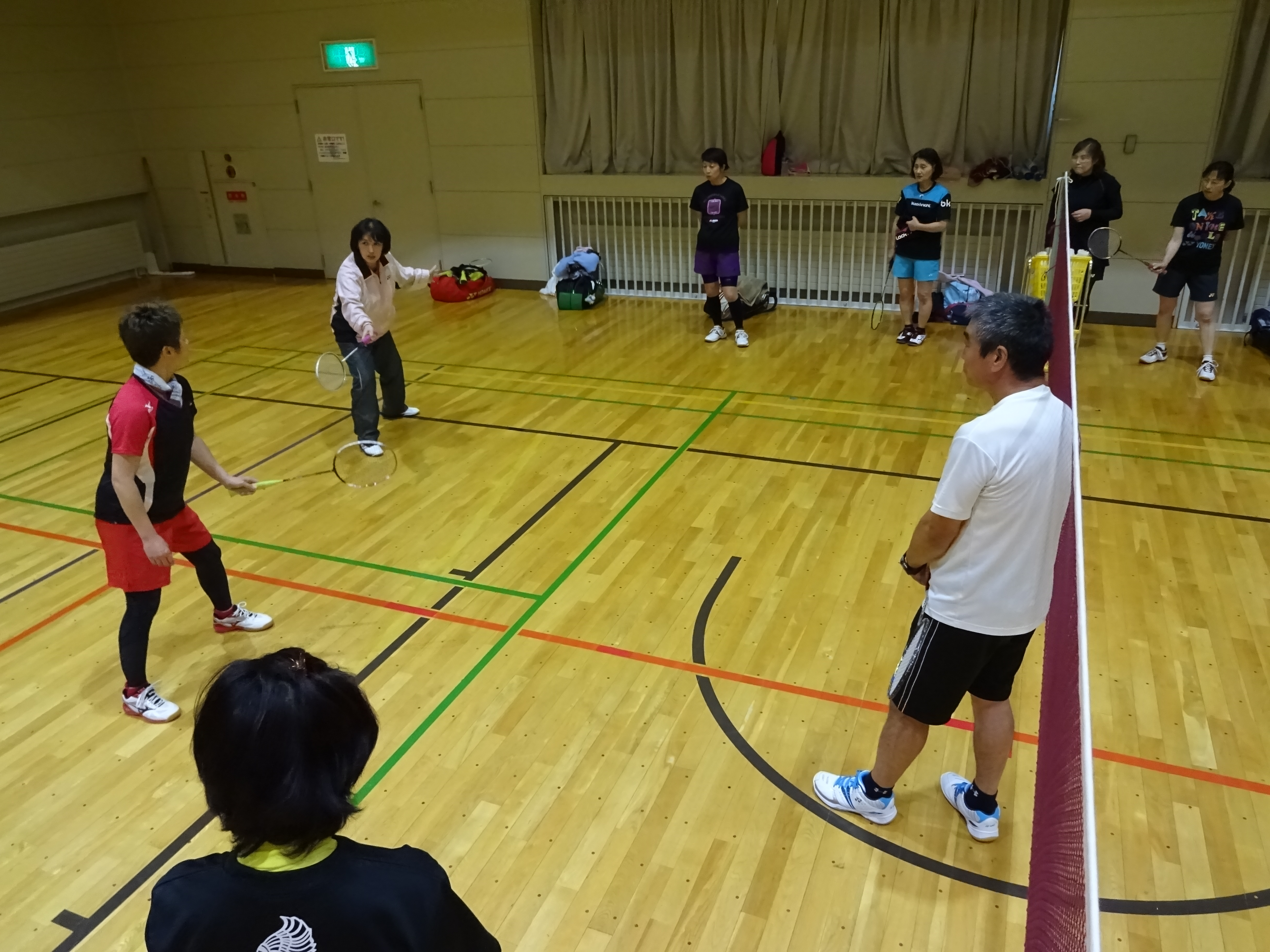 520（4期）ピンポイントバドミントン　ダブルス初級（月）画像