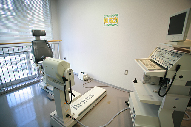 体力測定室の写真